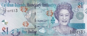 Cayman Islands, 1 Dollar, 2011, UNC,p38

Serial Number: D/6 797513
Estimate: 5 - 10 USD