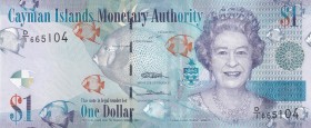 Cayman Islands, 1 Dollar, 2011, UNC,p38

Serial Number: D/1 665104
Estimate: 5 - 10 USD