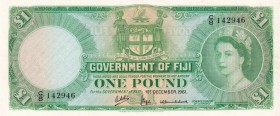 Fiji, 1 Pound, 1961, AUNC,p53d

Serial Number: C/8 142946
Estimate: 300 - 600 USD