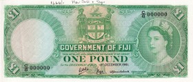 Fiji, 1 Pound, 1961, AUNC,p53ds, SPECİMEN

Serial Number: C/8 000000
Estimate: 600 - 1200 USD