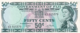 Fiji, 50 Cents, 1969, UNC,p58a

Serial Number: A/1 515379
Estimate: 50 - 100 USD