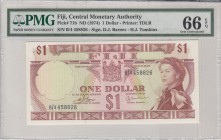 Fiji, 1 Dollar, 1974, UNC,071b
PMG 66 EPQ
Serial Number: B/4 458826
Estimate: 50 - 100 USD