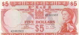 Fiji, 5 Dollars, 1974, UNC,p73a

Serial Number: A/1 862903
Estimate: 1000 - 2000 USD