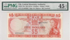 Fiji, 5 Dollars, 1974, XF,073b
PMG 45 EPQ
Serial Number: A/3 049959
Estimate: 150 - 300 USD