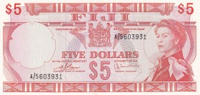 Fiji, 5 Dollars, 1974, UNC,p73c

Serial Number: A/5 603931
Estimate: 300 - 600 USD