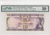 Fiji, 10 Dollars, 1974, VF,074b
PMG 30
Serial Number: A/38 37736
Estimate: 200 - 400 USD