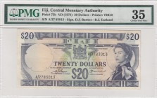 Fiji, 20 Dollars, 1974, VF,p75b
PMG 35
Serial Number: A/2783013
Estimate: 200 - 400 USD