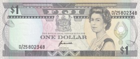 Fiji, 1 Dollar, 1993, UNC,p89a

Serial Number: D/25 802348
Estimate: 15 - 30 USD