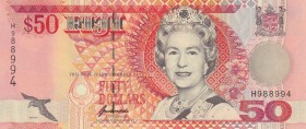 Fiji, 50 Dollars, 1996, UNC,p100a

Serial Number: H 988994
Estimate: 75 - 150 USD