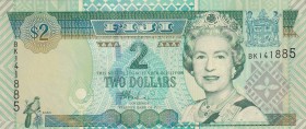 Fiji, 2 Dollars, 2002, UNC,p104a

Serial Number: BK 141885
Estimate: 5 - 10 USD