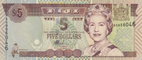 Fiji, 5 Dollars, 2002, UNC,p105b

Serial Number: AG 956046
Estimate: 15 - 30 USD