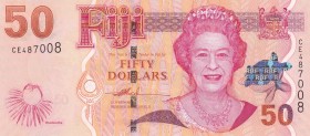 Fiji, 50 Dollars, 2007, UNC,p113a

Serial Number: CE 487008
Estimate: 60 - 120 USD