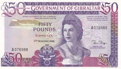 Gibraltar, 50 Pounds, 1986, UNC,p24a

Serial Number: A 076988
Estimate: 150 - 300 USD