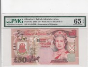 Gibraltar, 50 Pounds, 2006, UNC,p34a
PMG 65 EPQ
Serial Number: AA 194763
Estimate: 150 - 300 USD
