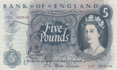 Great Britain, 5 Pounds, 1967, UNC,p375b
Sign: Fforde
Serial Number: U52 049544
Estimate: 50 - 100 USD