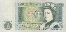 Great Britain, 1 Pound, 1981, UNC,p377b
sign: Somerset
Serial Number: AZ06 442007
Estimate: 15 - 30 USD