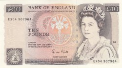 Great Britain, 10 Pounds, 1988, UNC,p379e
Sign: Gill
Serial Number: EX04 907964
Estimate: 75 - 150 USD