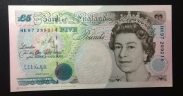 Great Britain, 5 Pounds, 1993, UNC,p382b, Hong Kong special Issue
Sign: Kentfield, China and Britain made an agreement in 1897 and handed over Hong K...