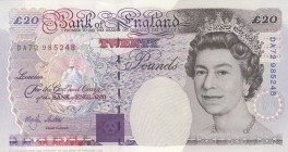 Great Britain, 20 Pounds , 1999, UNC,p387b
Sign: Lowther
Serial Number: DA72 985248
Estimate: 100 - 200 USD