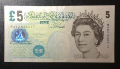Great Britain, 5 Pounds, 2012, XF,p391d
Sign: Chris Salmon
Serial Number: MA52 636617
Estimate: 10 - 20 USD