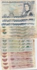 Great Britain, 10 Shillings (5), 1 Pound (9) ve 5 Pounds (3), 1963/1980, (Total 18 banknotes)
Banknotes are in condition between FINE and VF

Estim...