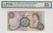 Isle of Man, 10 Pounds, 1972, AUNC,p31b
PMG 55
Serial Number: 342721
Estimate: 400 - 800 USD