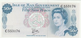 Isle of Man, 50 New Pence, 1979, UNC,p33
Portrait of Queen Elizabeth II
Serial Number: C 553176
Estimate: 20 - 40 USD