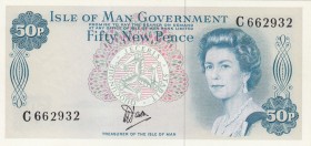 Isle of Man, 50 New Pence, 1979, UNC,p33
Portrait of Queen Elizabeth II
Serial Number: C 662932
Estimate: 20 - 40 USD
