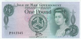 Isle of Man, 1 Pound, 1983, AUNC,p38
PCGS 64 PPQ, Portrait of Queen Elizabeth II
Serial Number: P 312345
Estimate: 60 - 120 USD