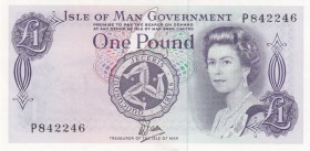 Isle of Man, 1 Pound, 1979, UNC (-),p34a
Portrait of Queen Elizabeth II
Serial Number: P842746
Estimate: 15 - 30 USD