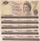 New Zealand, 1 Dollar, 1977, VF,p163d, (Total 5 banknotes)
Sign: Hardie, Prefixs: S21, H24, K21, K21

Estimate: 40 - 80 USD