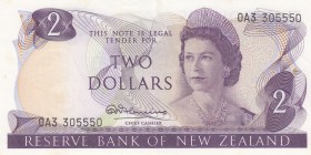 New Zealand, 2 Dollars, 1967, UNC,p164a
Sign: Fleming
Serial Number: 0A3 305550
Estimate: 25 - 50 USD