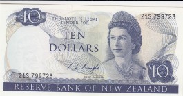 New Zealand, 10 Dollars, 1975, UNC,p166c
Sign: Knight
Serial Number: 21S 799723
Estimate: 100 - 200 USD