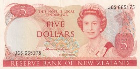 New Zealand, 5 Dollars, 1981, UNC,p171a
Sign: Hardie
Serial Number: JCS 665175
Estimate: 50 - 100 USD
