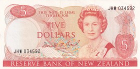New Zealand, 5 Dollars, 1989, UNC,p171c
Sign: Brash
Serial Number: JHW 034592
Estimate: 40 - 80 USD