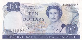 New Zealand, 10 Dollars, 1981, XF (+),p172a
Sign: Hardie
Serial Number: NJD 128547
Estimate: 60 - 120 USD