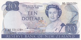 New Zealand, 10 Dollars, 1981, UNC,p172ar, REPLACEMENT
Sign: Hardie
Serial Number: NB 331128*
Estimate: 150 - 300 USD