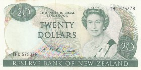 New Zealand, 20 Dollars, 1985, AUNC,p173b
Sign: Russall
Serial Number: THC 573378
Estimate: 50 - 100 USD