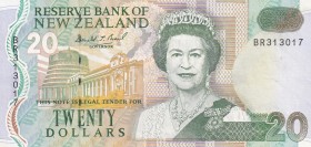 New Zealand, 20 Dollars, 1992, UNC,p179
Sign: Brash
Serial Number: BR 313017
Estimate: 50 - 100 USD