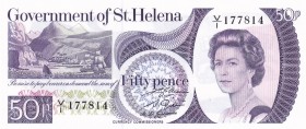 Saint Helena, 50 Pence, 1979, UNC,p5

Serial Number: V/1 177814
Estimate: 20 - 40 USD