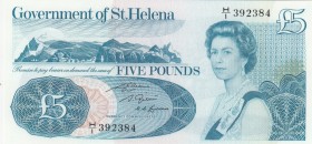 Saint Helena, 5 Pounds, 1981, UNC,p7b

Serial Number: H/1 392384
Estimate: 15 - 30 USD