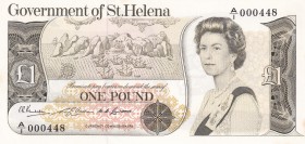 Saint Helena, 1 Pound, 1981, UNC,p9

Serial Number: A/1 000448
Estimate: 25 - 50 USD