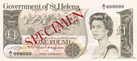 Saint Helena, 1 Pound, 1981, UNC,p9s, SPECİMEN

Serial Number: A/1 000000
Estimate: 175 - 350 USD