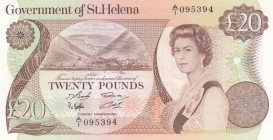 Saint Helena, 20 Pounds, 1986, UNC,p10a

Serial Number: A/1 095394
Estimate: 30 - 60 USD