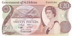 Saint Helena, 20 Pounds , 1986, UNC,p10a

Serial Number: A/1 095544
Estimate: 100 - 200 USD