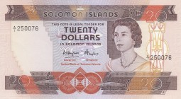 Solomon Islands, 20 Dollars, 1984, UNC,p12

Serial Number: A/1 250076
Estimate: 75 - 150 USD