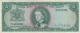 Trinidad & Tobago, 5 Dollars, 1964, VF (+),p27b
sign Alexander N. Mcleod
Serial Number: N 483060
Estimate: 75 - 150 USD
