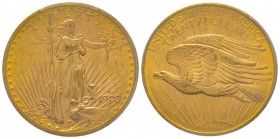 USA
20 Dollars, Denver, 1908 D, AU 33.43 g.
Ref : Fr. 184, KM#127
Conservation : PCGS MS63 No Motto