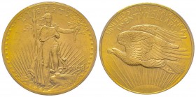 USA
20 Dollars, Philadelphia, 1908, AU 33.43 g.
Ref : Fr. 183, KM#127
Conservation : PCGS MS65 No Motto
