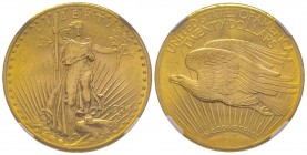 USA
20 Dollars, Philadelphia, 1924, AU 33.43 g.
Ref : Fr. 183, KM#127
Conservation : NGC MS62